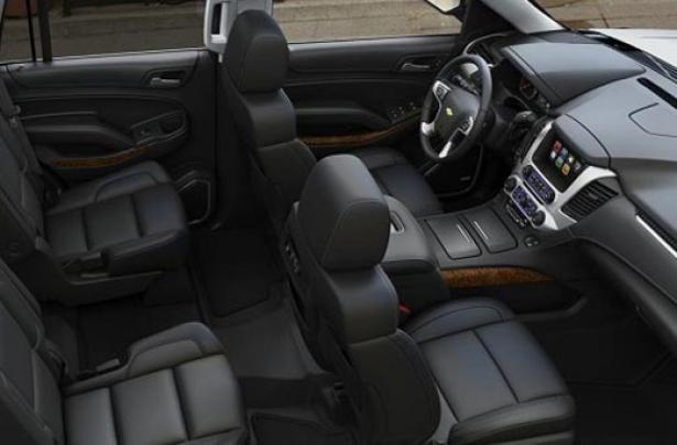 Black Chevrolet Suburban RST Interior